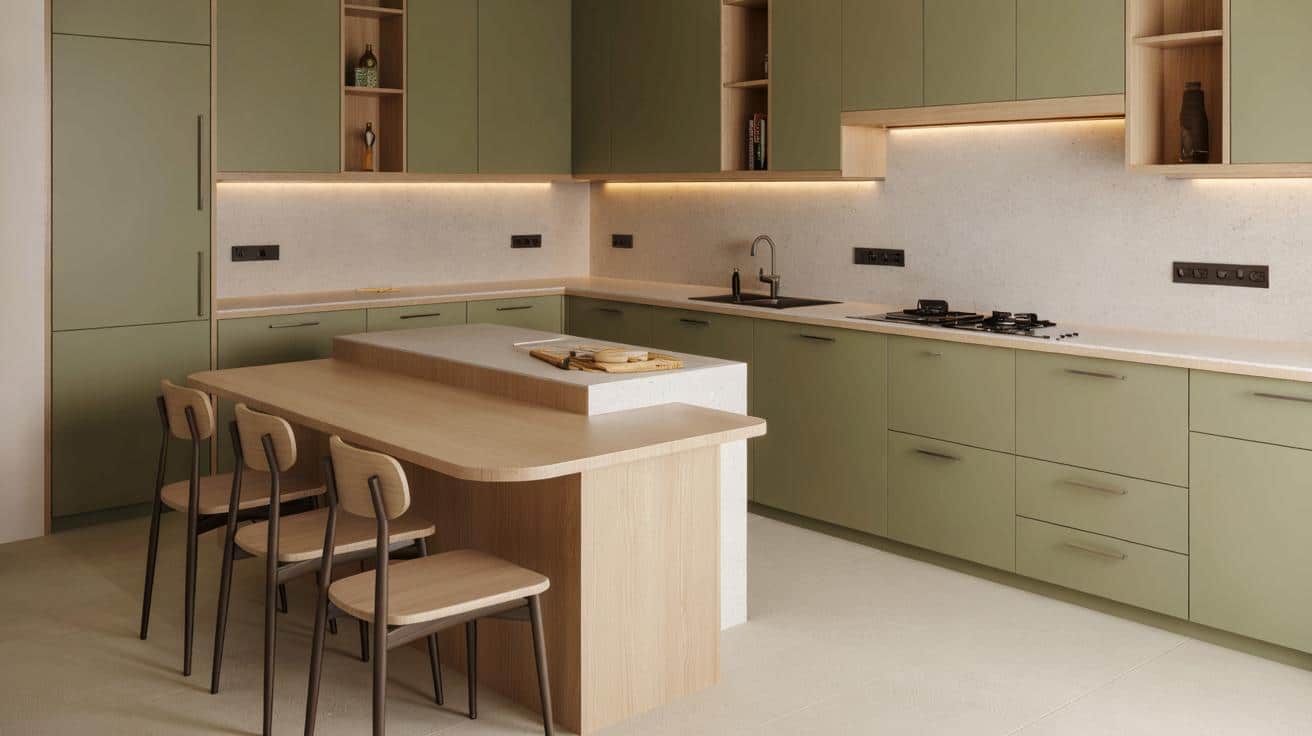 Adiós a la isla de cocina: siete razones por las que una península con mesa te salvará metros hoy