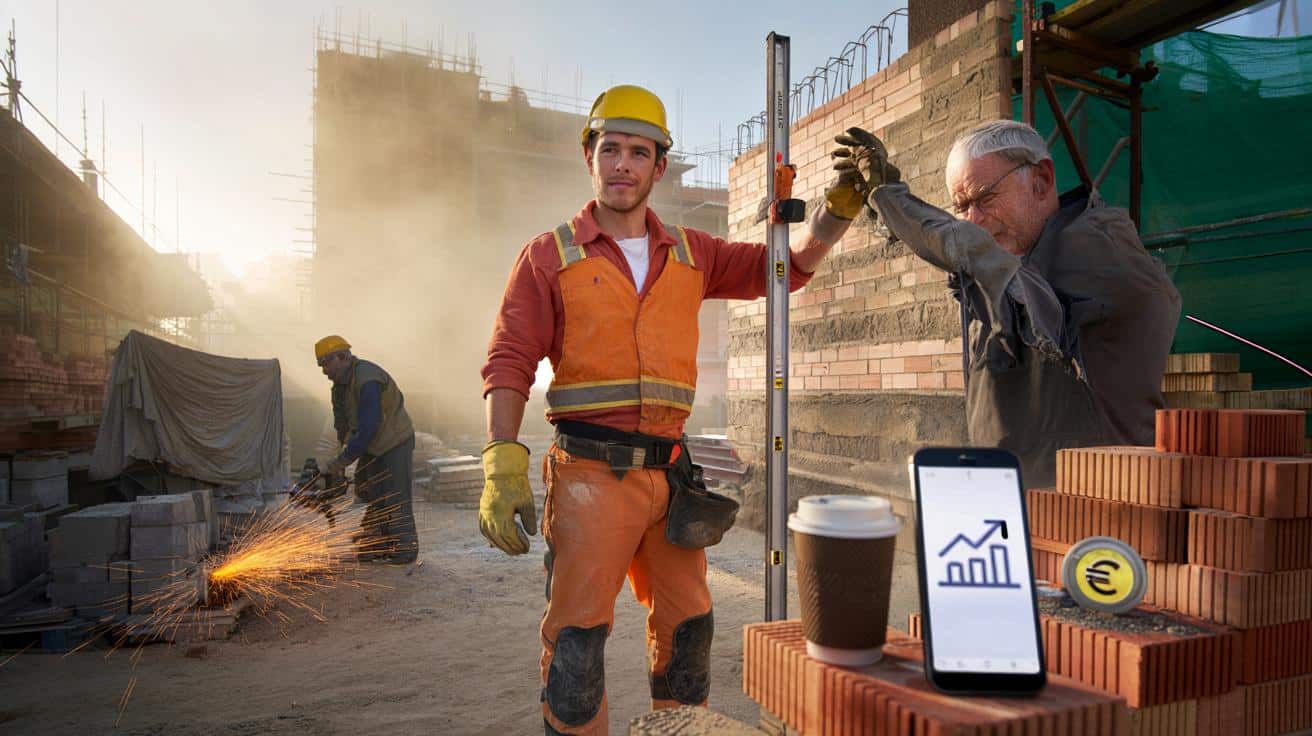 Albañil con 22 años: un trabajo bien pagado pero lleno de prejuicios