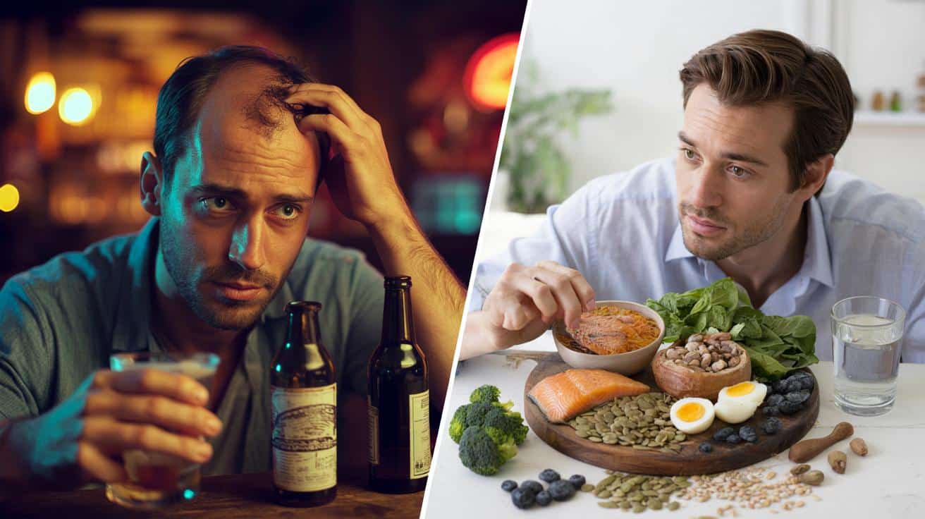 ¿Bebes cada fin de semana? la ciencia liga alcohol y calvicie: 7 alimentos que te protegen