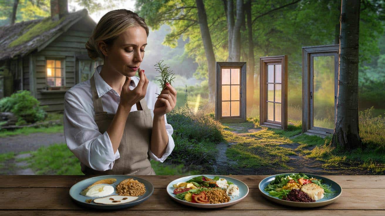 Chef británica y dietista revela su método: 3 ventanas en el bosque que tú puedes probar hoy