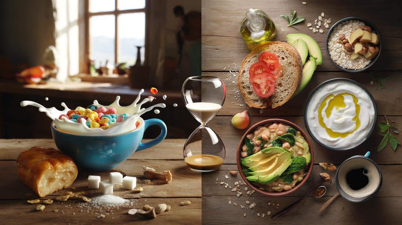 Comes cereales azucarados por la mañana : 7 señales de que tu desayuno te aleja de vivir 100 años