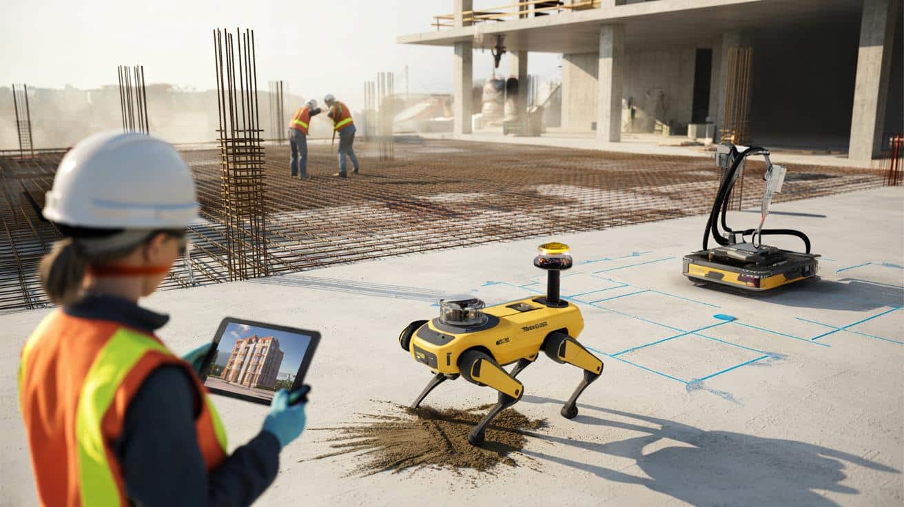 Construir el futuro: los robots que trabajan junto a los obreros