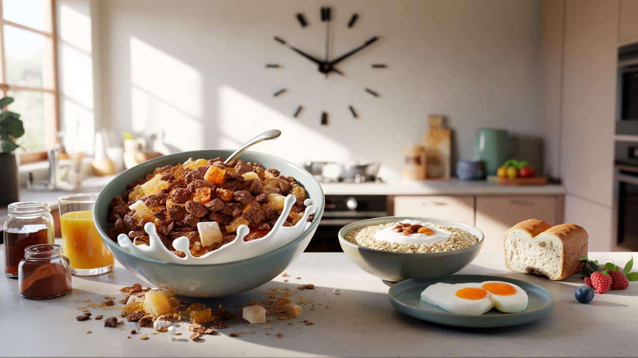 ¿Crees que tu cereal es sano? 7 datos que te afectan: azúcar oculto, raciones de 80 g y picos a 11