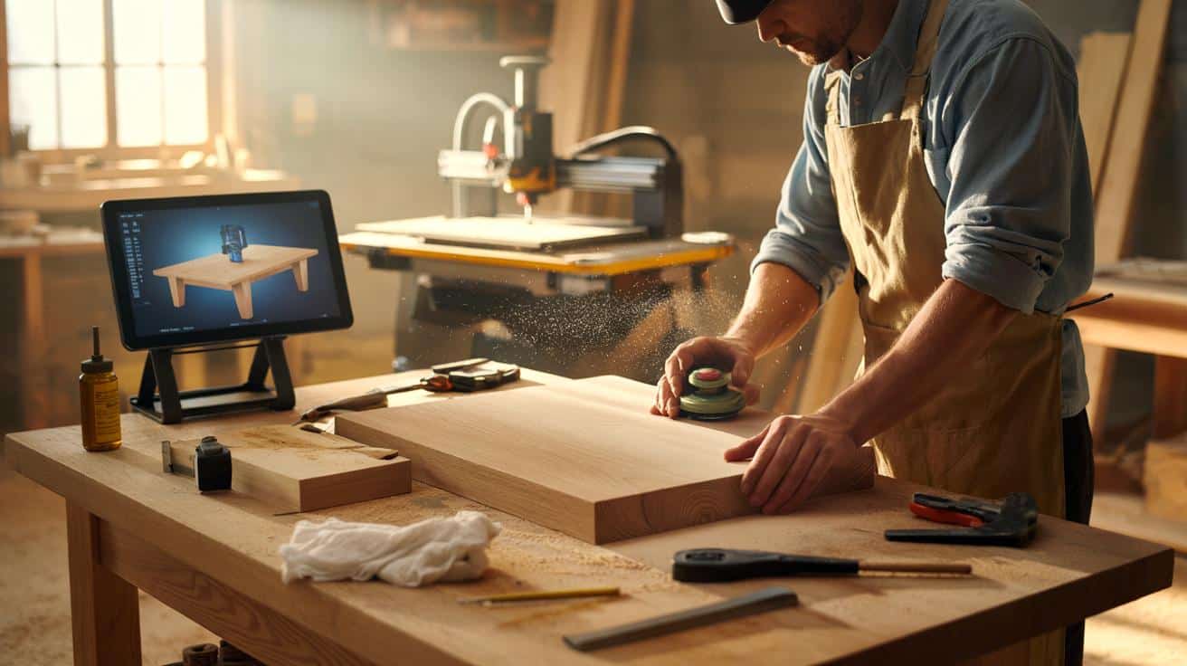 David Castillo, 36 años, carpintero: “La tecnología nos ayuda, pero el toque humano sigue siendo lo que más valoran los clientes”