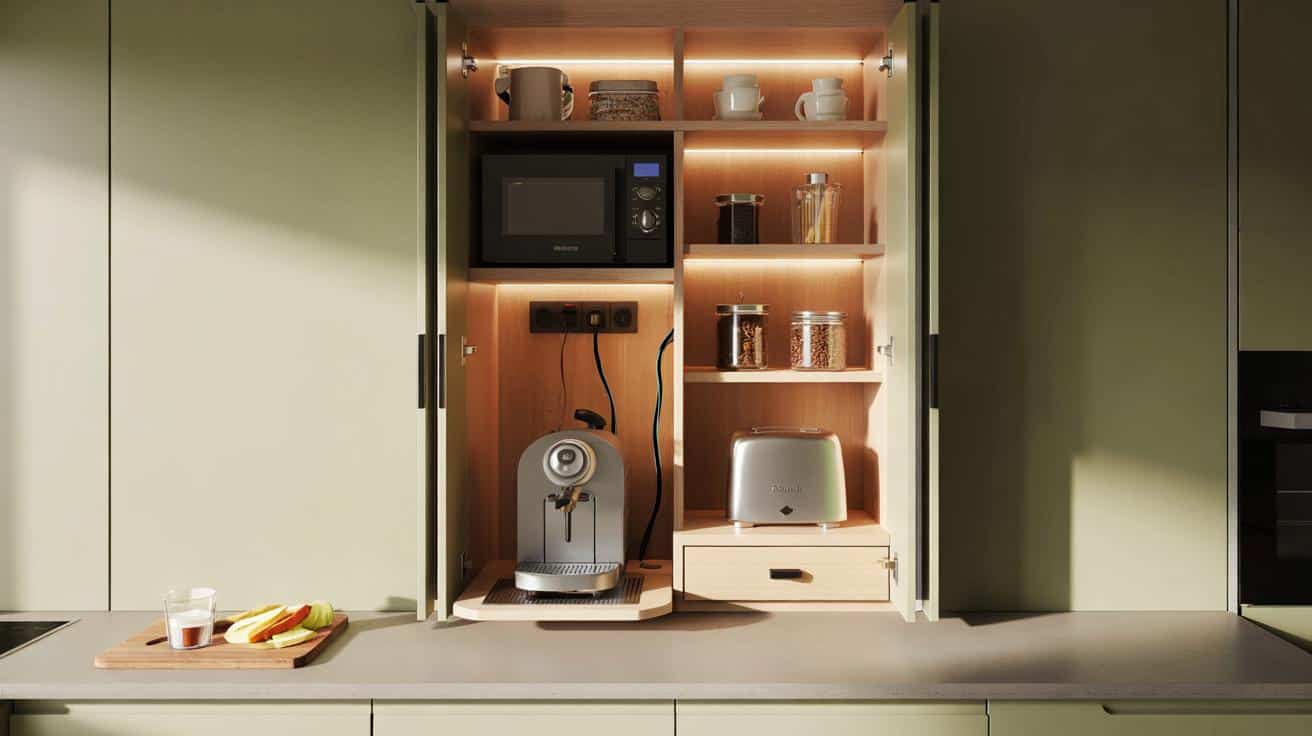 ¿Dónde meto la cafetera cada mañana?" : la idea que miles adoptan en 2025 para liberar tu encimera