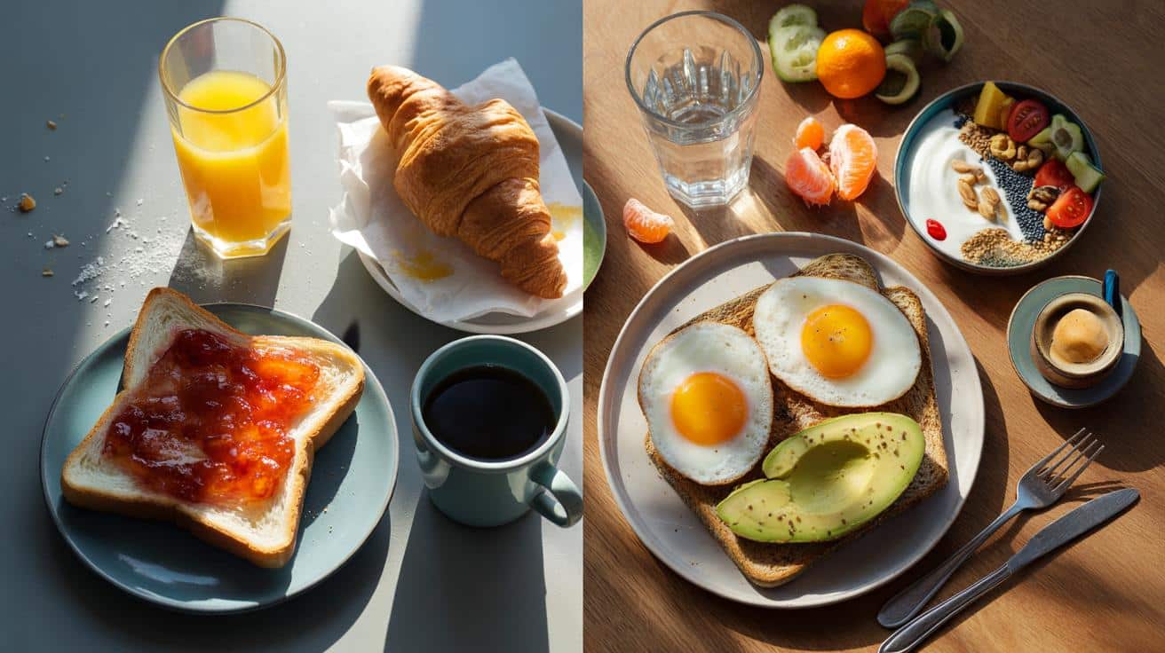 Dulce o salado: el desayuno que evita el bajón de las 11 y mejora foco en 30 minutos si eliges bien