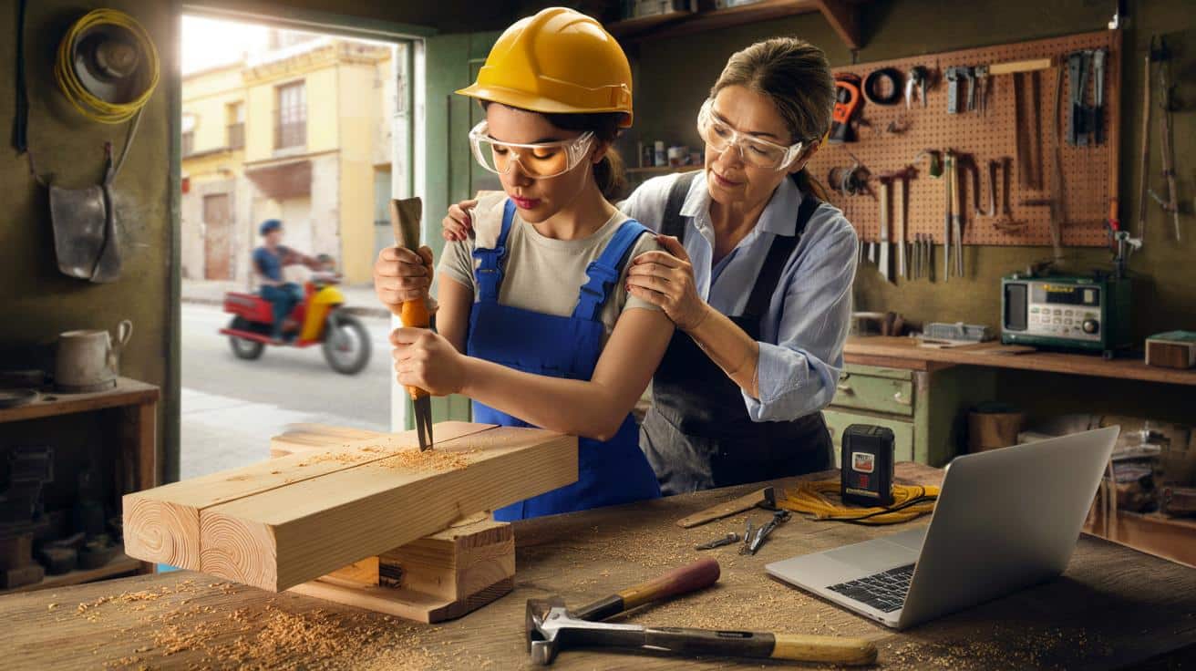 El regreso de los oficios: jóvenes que cambian el teclado por el martillo