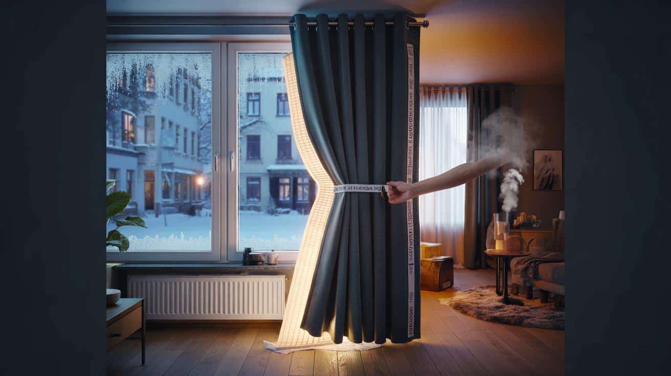 El truco alemán para calentar tu casa con 30% menos gasto: ¿pones cortinas térmicas bien pegadas?