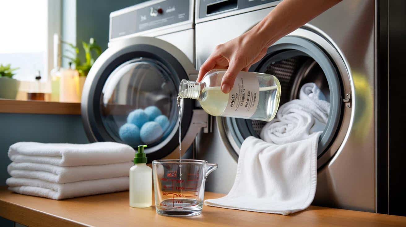 El truco de hotel que usan miles como tú : 60 °C, vinagre y doble enjuague para toallas que duran