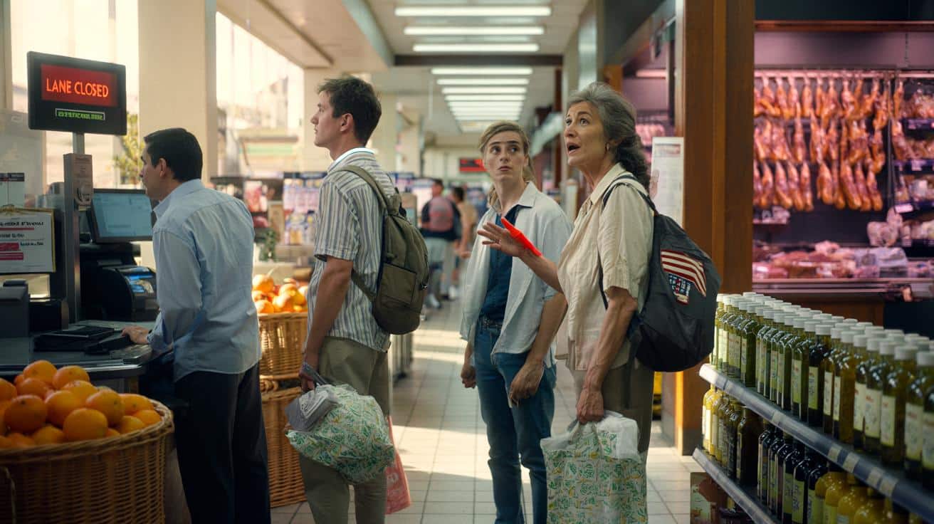 En la cola del súper en España pasa algo: un estadounidense revela el hábito que molesta a su gente