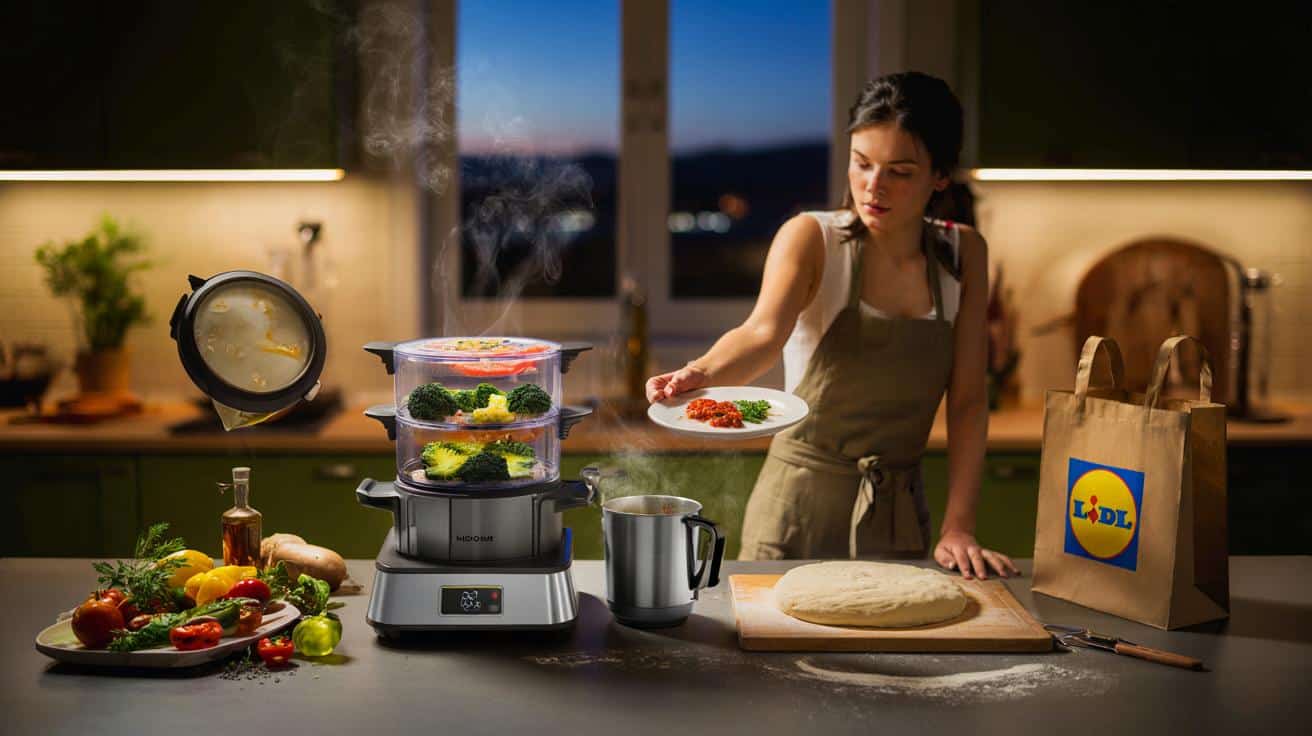 Eres de los que llegan tarde a casa: el robot de Lidl por 199 € que desafía a Thermomix en tu cena