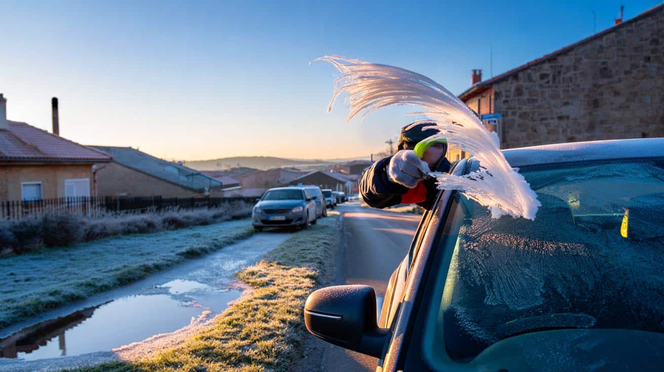 Esta noche en tu calle: hasta 6 °C menos y heladas en 12 provincias, ¿tendrás que rascar el coche?