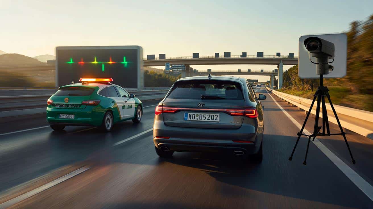 Guardia Civil te vigila sin pararte: 3 formas en que tu matrícula delata la ITV y el seguro