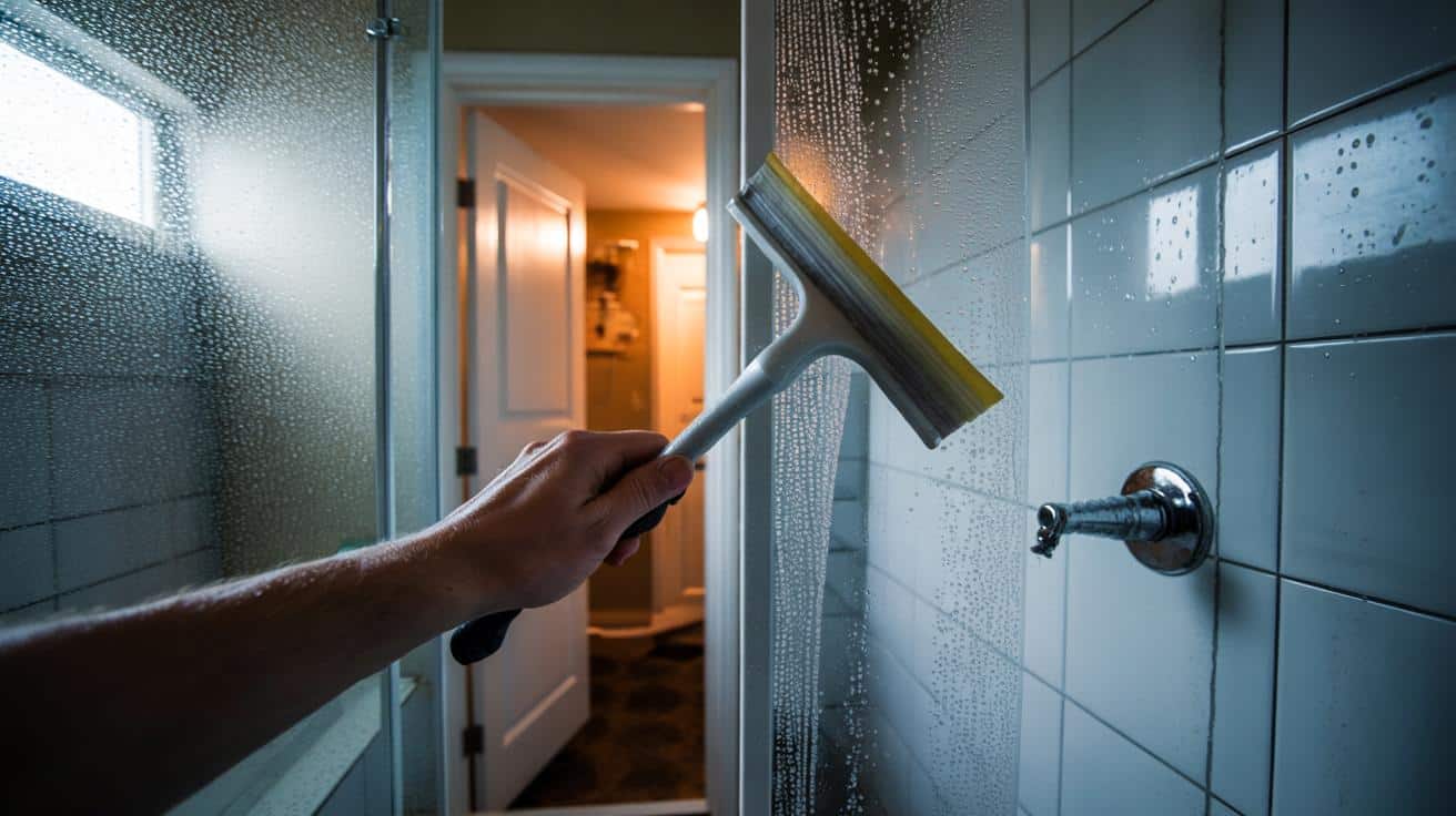 Invierno y moho en tu baño: el truco de 60 segundos con una rasqueta que tus vecinos ya usan