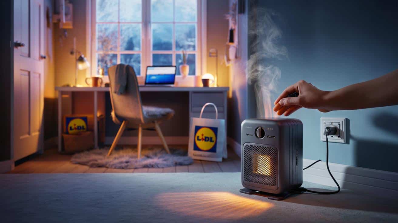 Lidl lanza un calefactor de 500 W por 14,99 €: ¿te salvará el invierno sin obras y sin gastar?