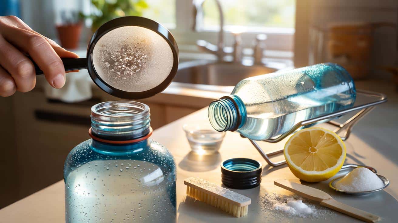 Lo usas todo el día y puede enfermarte: 7 errores al limpiar tu botella reutilizable de agua