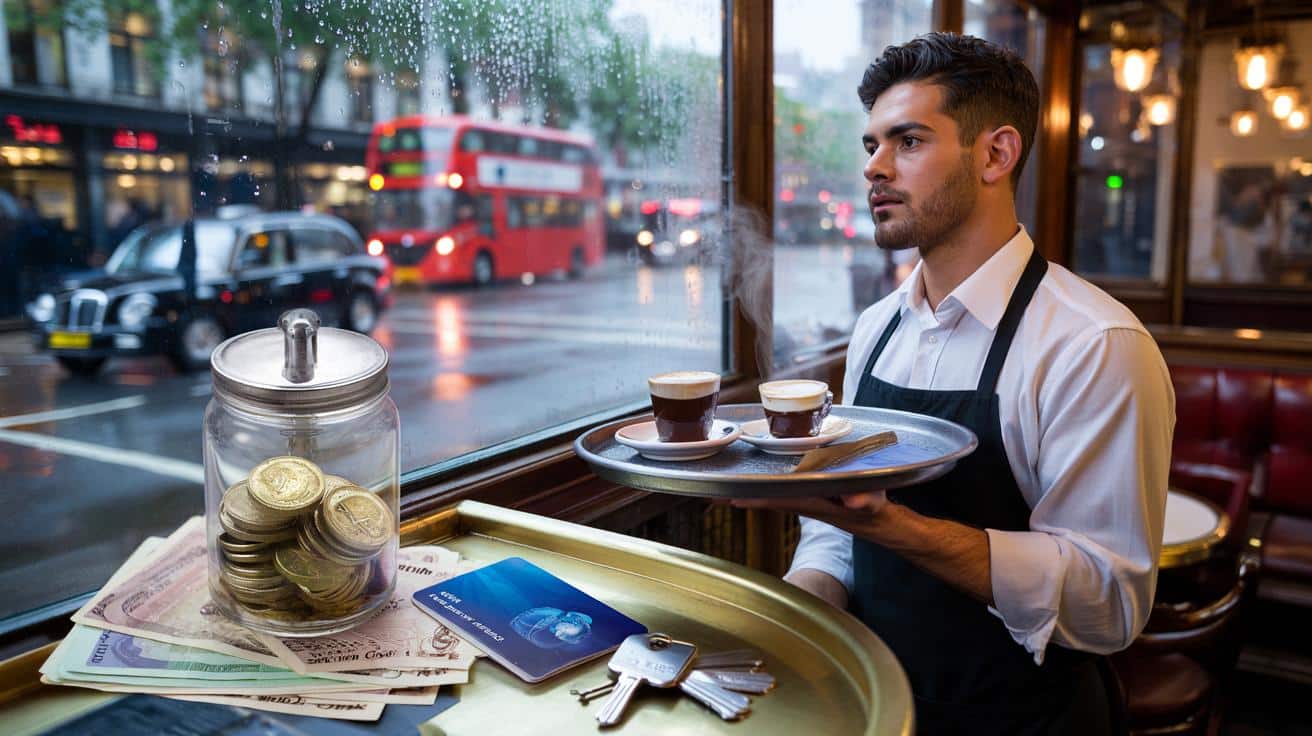 Londres te tienta: ¿cuánto ganarías tú como camarero con 12,80 £/hora y hasta 1.950 £ al mes?