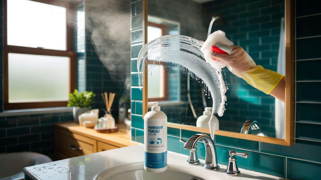 Mi baño siempre se empaña y huele mal" : la espuma de afeitar que la gente usa ya para limpiar bien