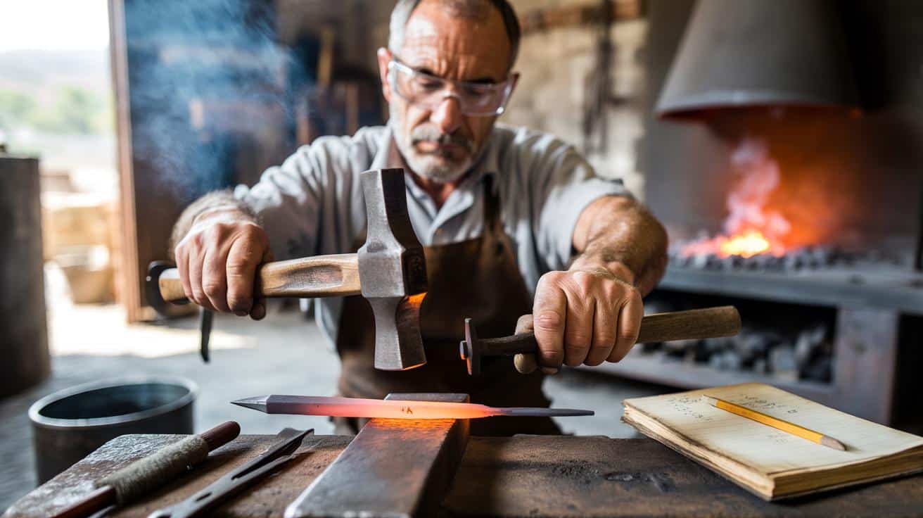 Miguel Ángel López, 40 años, herrero: “El metal enseña paciencia, precisión y respeto por el oficio”