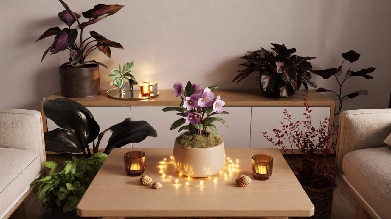 Navidad en tu salón: 7 plantas de hojas casi negras que abrigan la casa y sorprenden a tus visitas