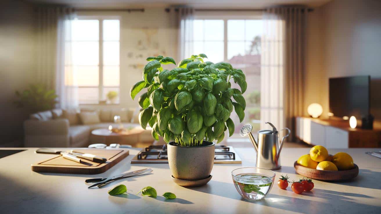 Ni en el salón ni en la terraza: el sitio de tu casa que trae suerte al poner albahaca en 2025