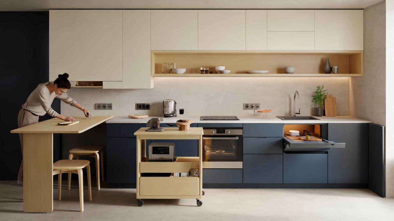 No me cabe ni una mesa" : ¿tú también vas a renunciar a encimeras e islas en 2025 en tu cocina?