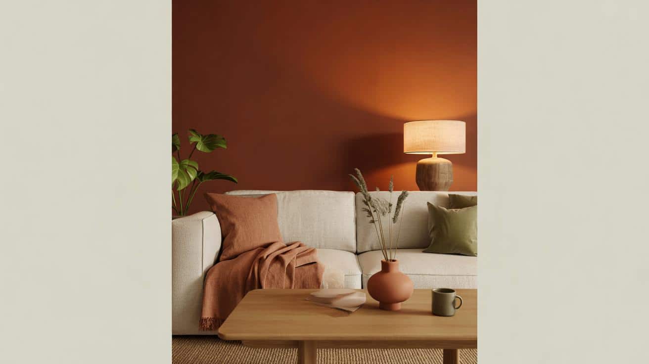 Otoño en casa: por qué la terracota hace que tu salón se perciba 2 °C más cálido, según la gente