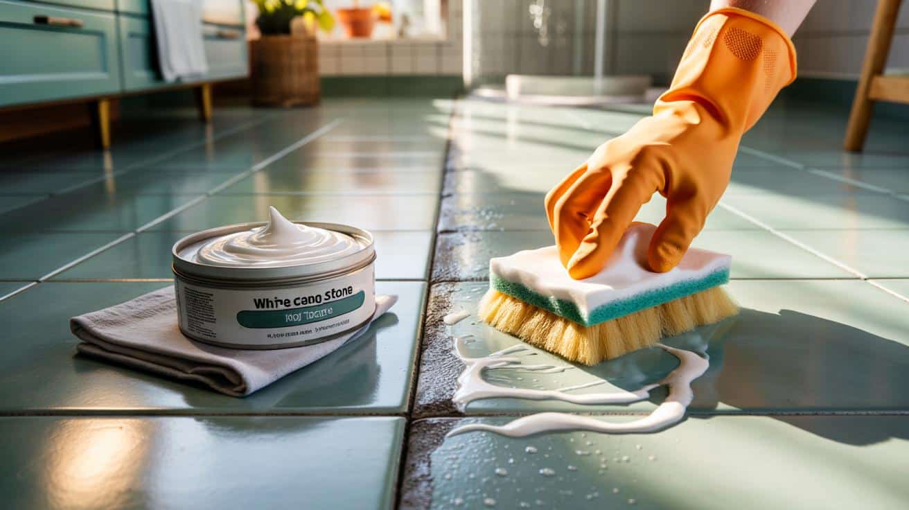 ¿Otra vez esas juntas negras?" : la mezcla que limpia en minutos sin vinagre ni lejía en casa