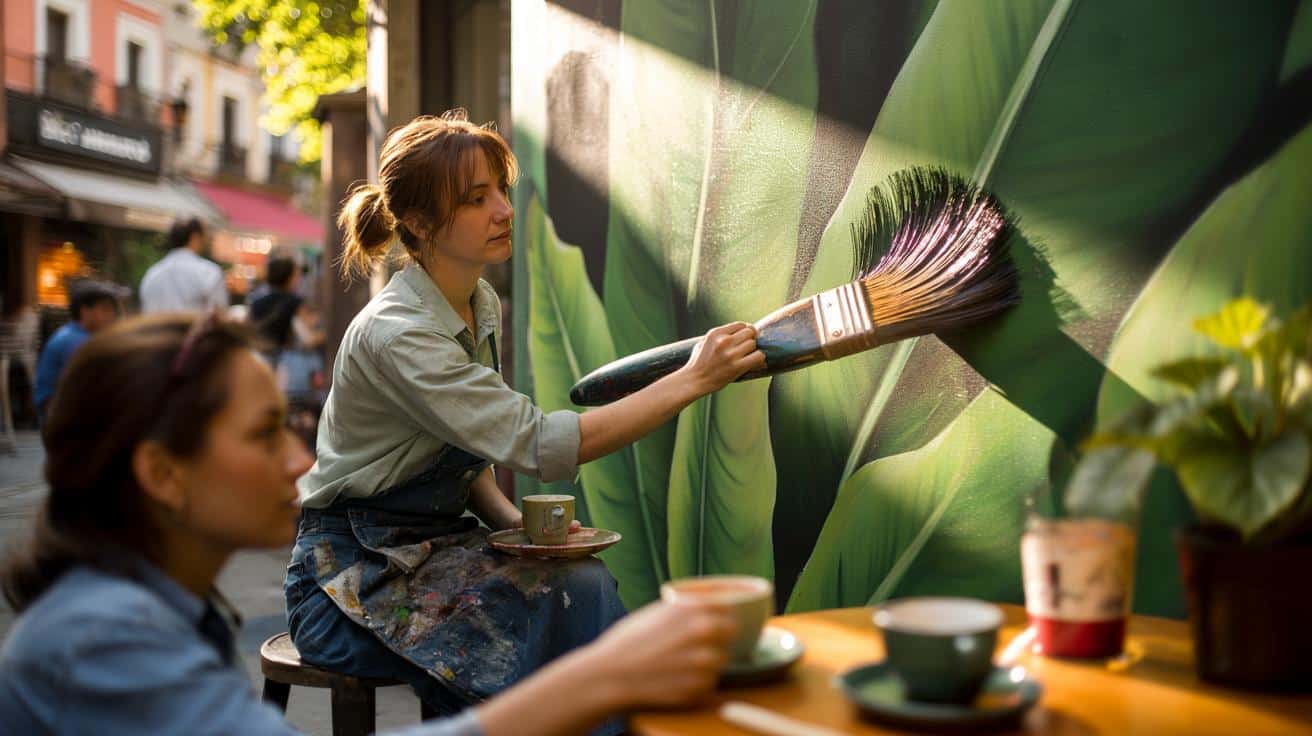 Patricia Rivas, 29 años, pintora: “Los trabajos manuales están volviendo, y los clientes valoran el detalle artesanal”