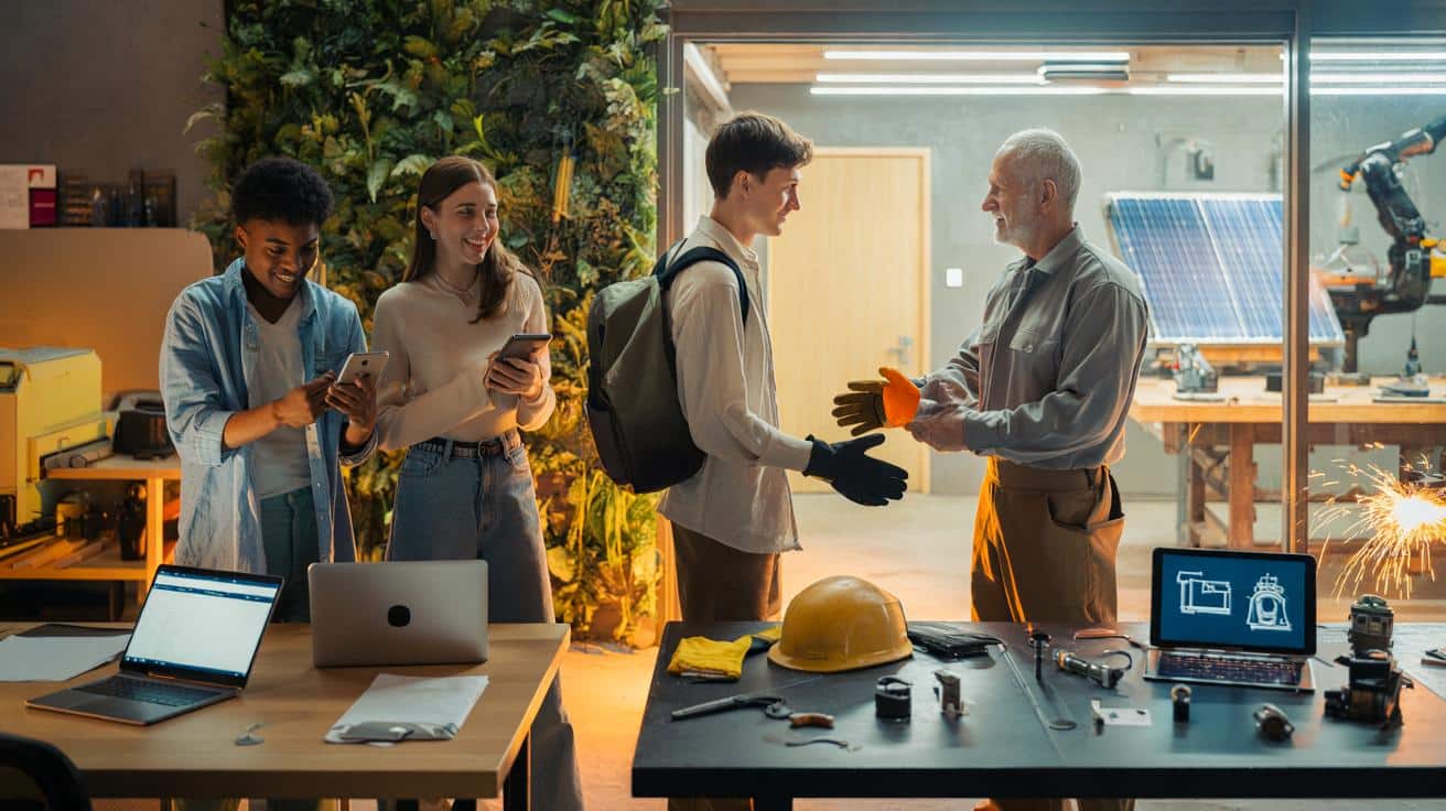 Por qué los jóvenes eligen la oficina antes que el trabajo manual