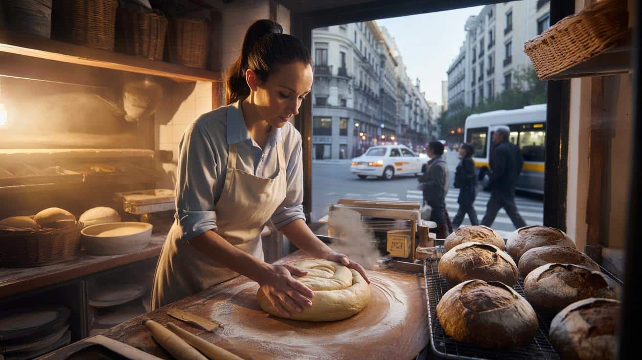 Raquel Morales, 33 años, panadera: “Empiezo de madrugada, pero ver la ciudad despertarse con el olor del pan compensa todo”