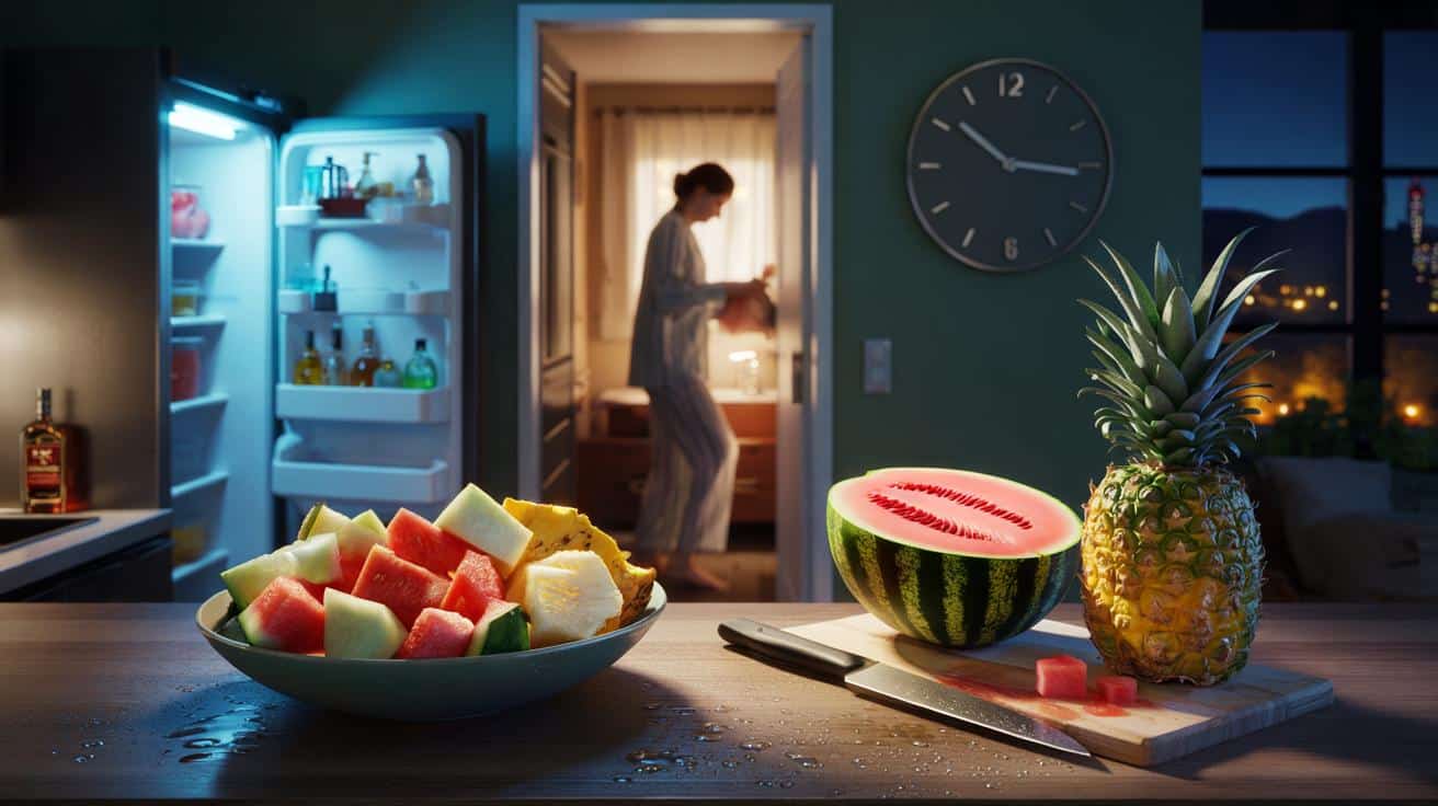 Si cenas piña, sandía o melón tras las 22:00, te levantarás 3 veces: aviso de un médico para ti