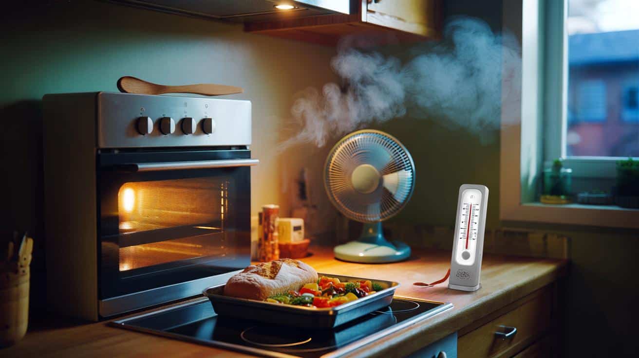 Si cocinas los domingos, este truco de 3 pasos con el horno te sube 2 °C la cocina en 30 minutos