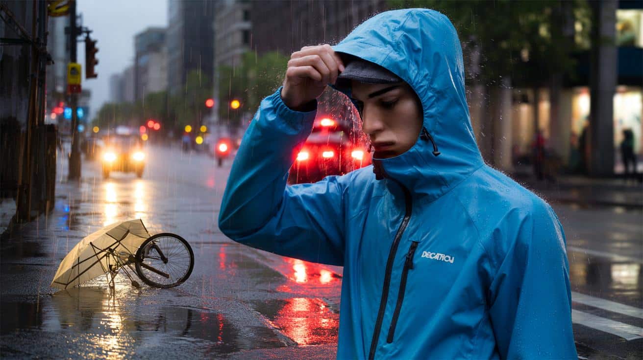 Si sales a diario ¿tu paraguas te engaña? Decathlon saca chaqueta plegable e impermeable por 34,99 €
