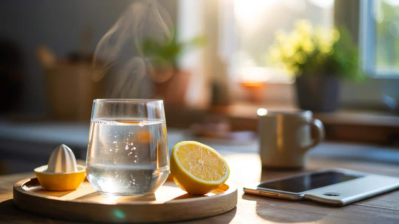 Si te levantas cansado, 1 vaso de agua caliente con 1/2 limón en ayunas: ¿notarás algo hoy?