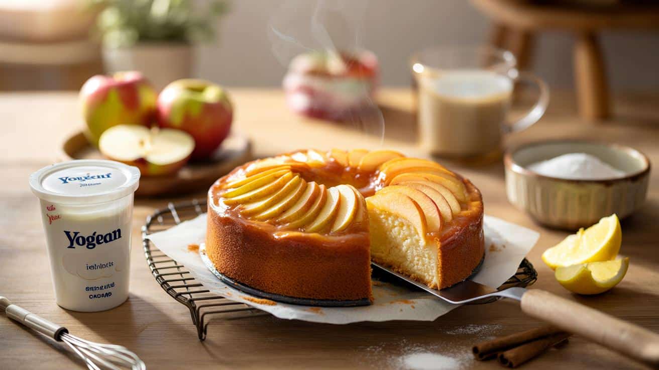 Si tienes 3 manzanas y un yogur, esta tarta te cambia la tarde: ¿por qué todos la hacen ahora?