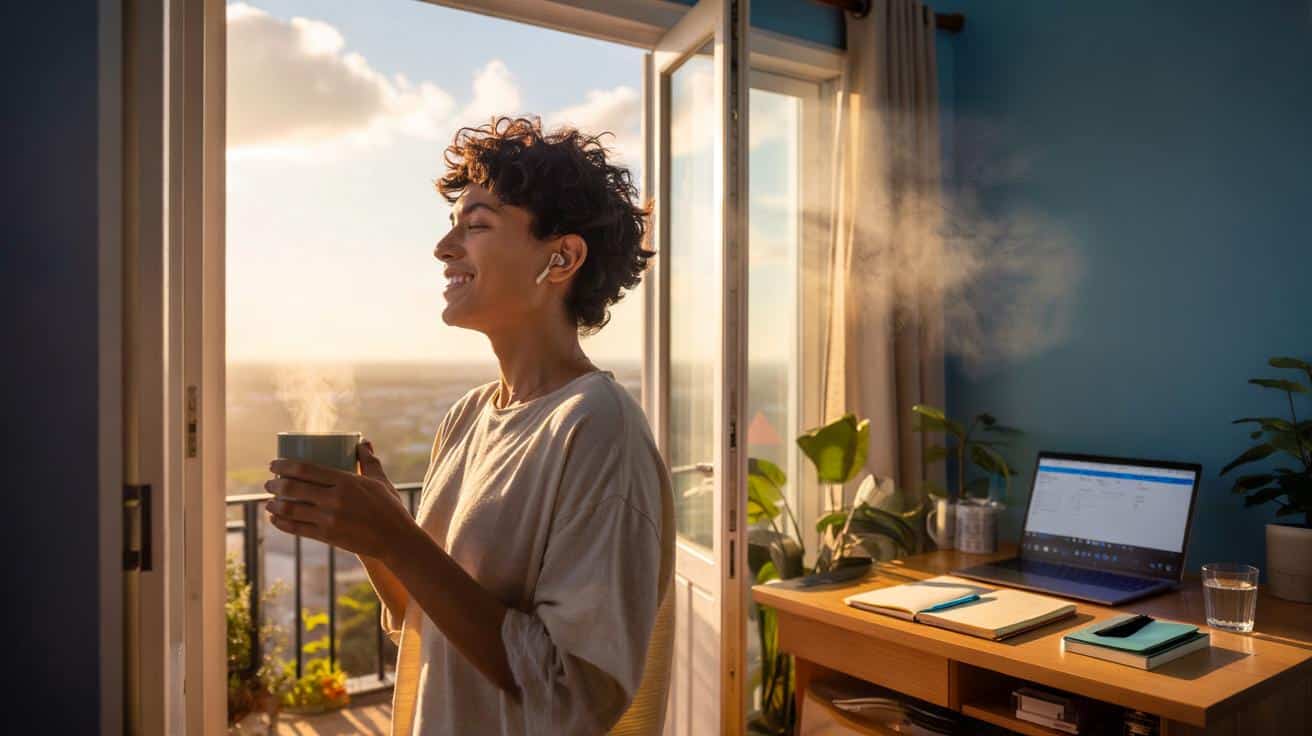 Si trabajas desde casa, prueba 20 minutos de sol: cinco cambios reales en tu ánimo desde hoy