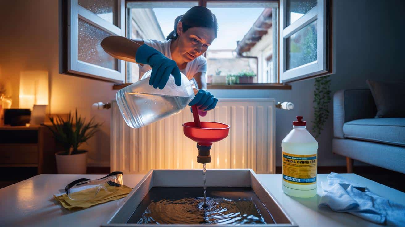 Si tu radiador no calienta, Norma Martínez tiene el truco: agua caliente y amoníaco en 15 minutos