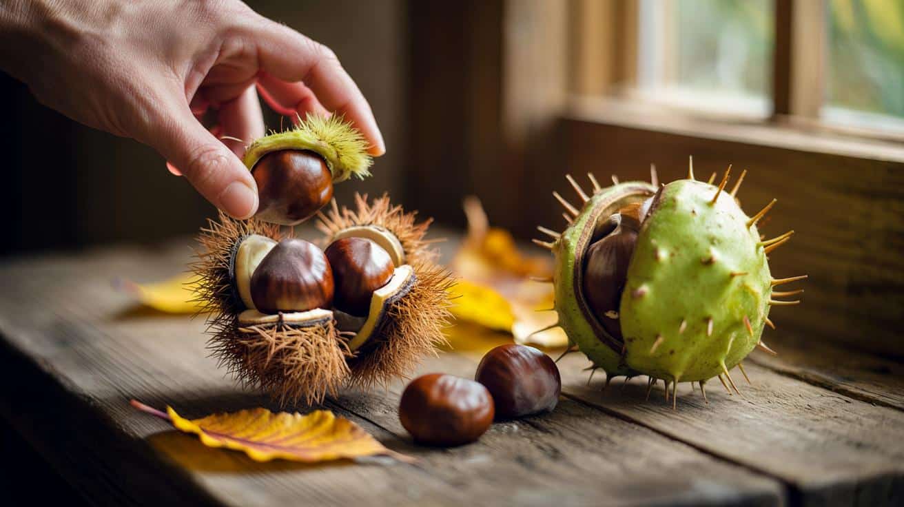 Si ves castañas con un lado aplanado, atención : 5 señales del experto que te ahorran un susto