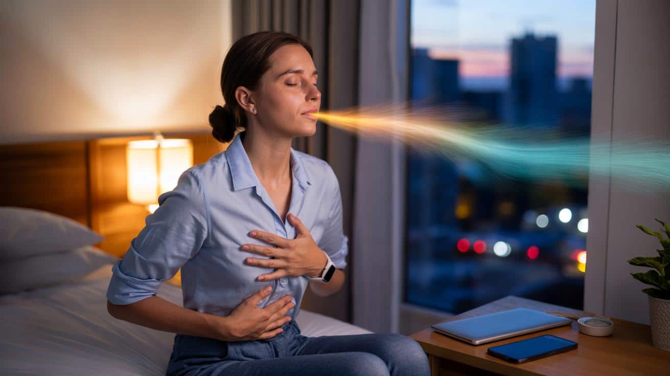 Si vives con estrés y duermes mal, 6 pruebas de que 5 minutos de respiración te cambian hoy