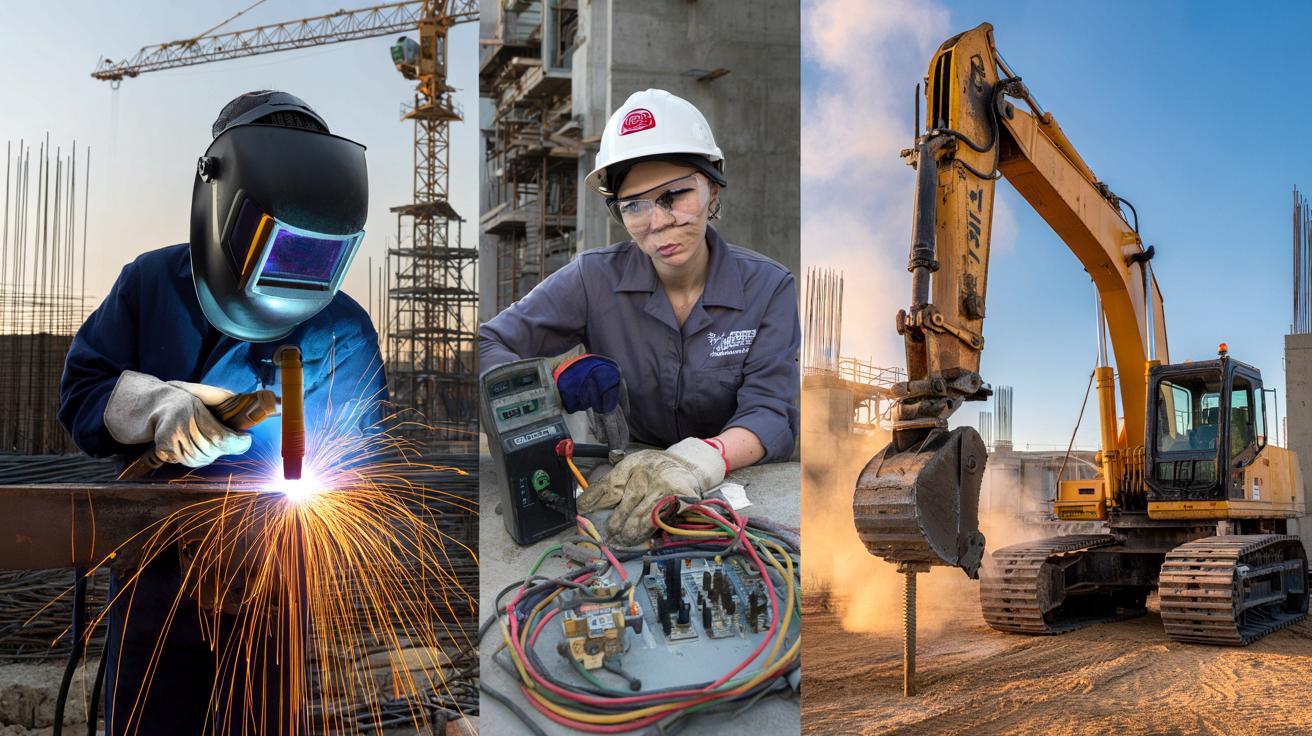 Soldadoras, electricistas y mecánicas: las mujeres que rompen estereotipos en la construcción