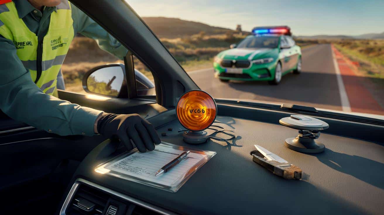 Te pillarán en la guantera: por qué la Guardia Civil multa hasta 3.000 euros y qué debes llevar