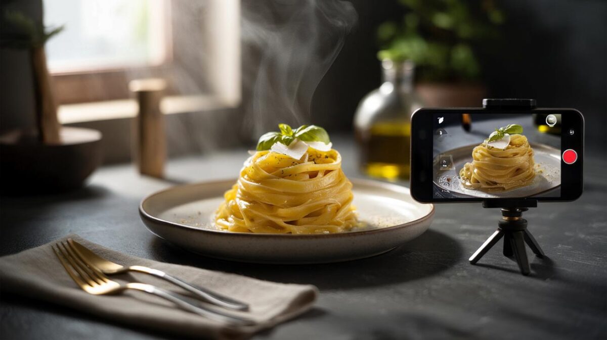 Tu foto de pasta en 30 segundos: cómo usar ChatGPT-5 y 7 prompts para que Instagram te quiera