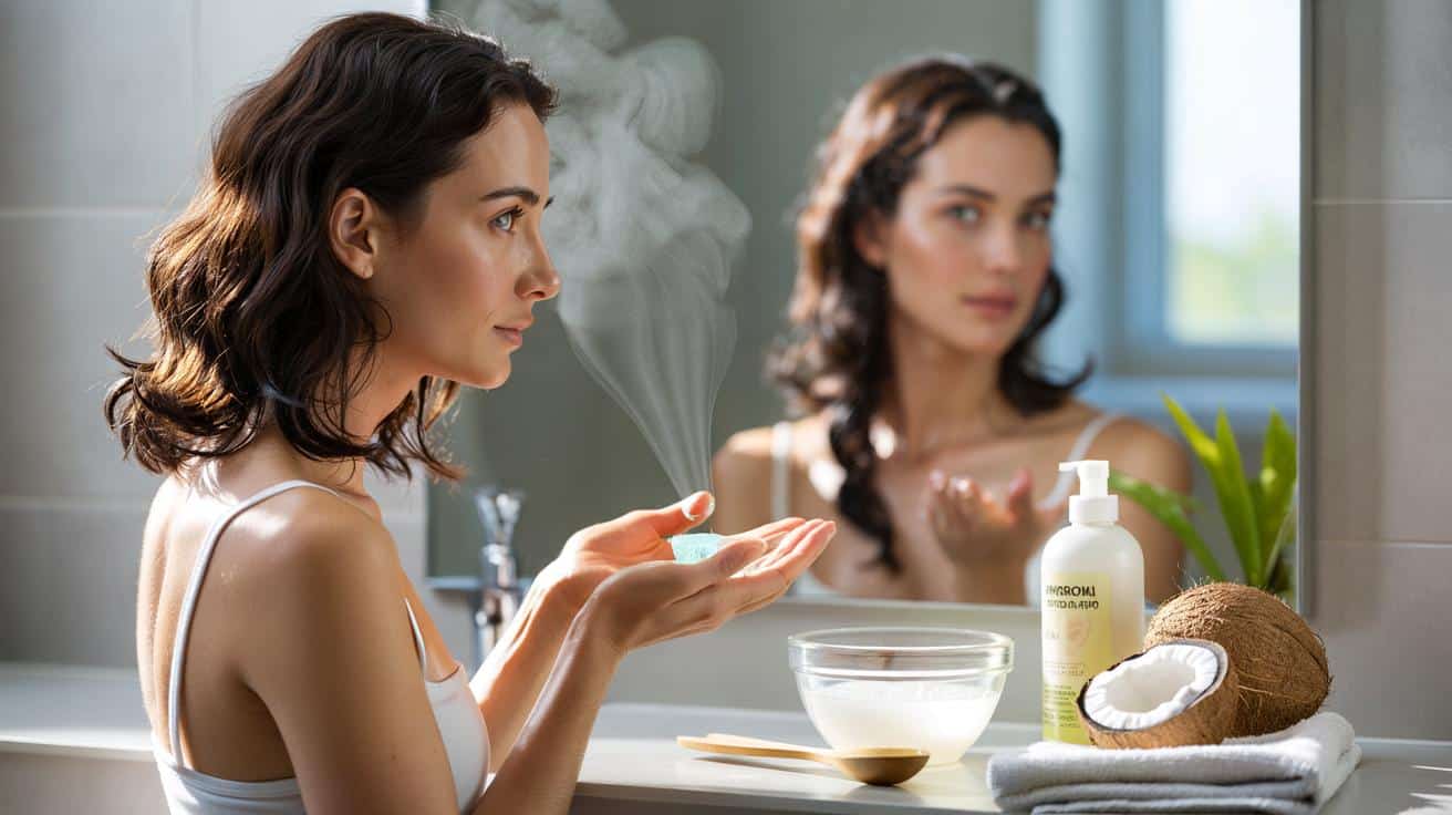 Tu pelo se rompe y brilla solo el día del lavado: 3 pasos con aceite de coco que lo cambian todo