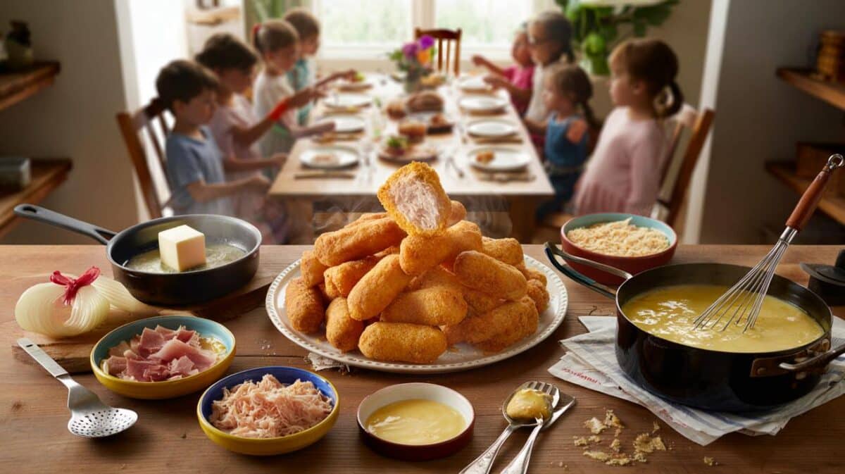 ¿Tú también haces cena para muchos? 11 hijos, cebolla dulce y mantequilla en croquetas salvavidas