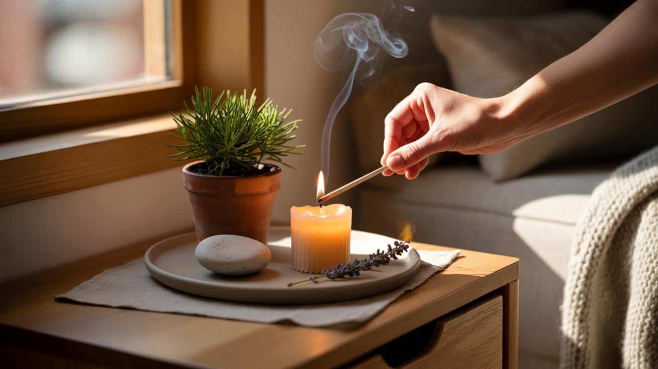 Tú, tu estrés y 7 objetos de menos de 10 €: así montas un altar de calma en 12 minutos en casa