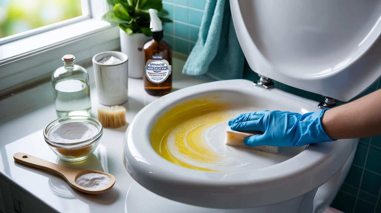 ¿Tu váter tiene manchas amarillas? Dos básicos de cocina y 10 minutos: así lo blanquean en casa