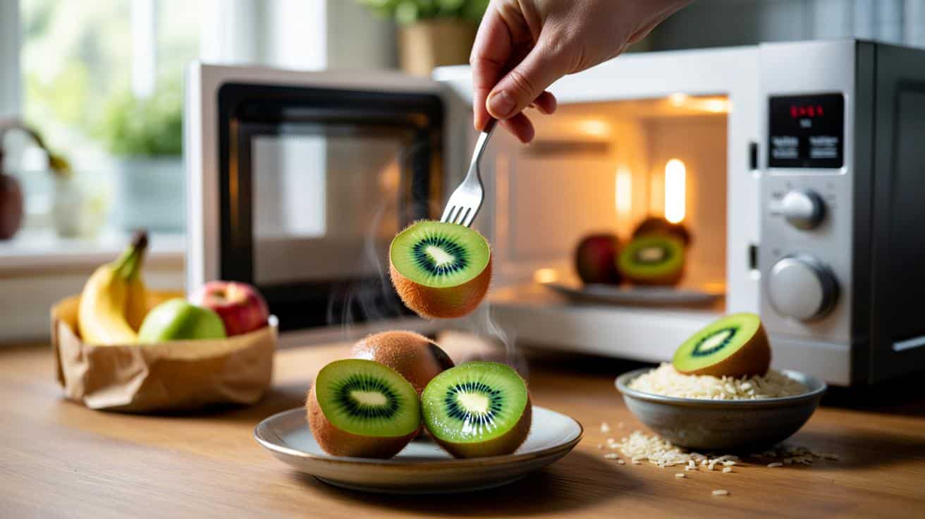 ¿Tus kiwis siguen duros? Prueba 15 segundos a 500 W : el truco casero que cambia cómo los comes