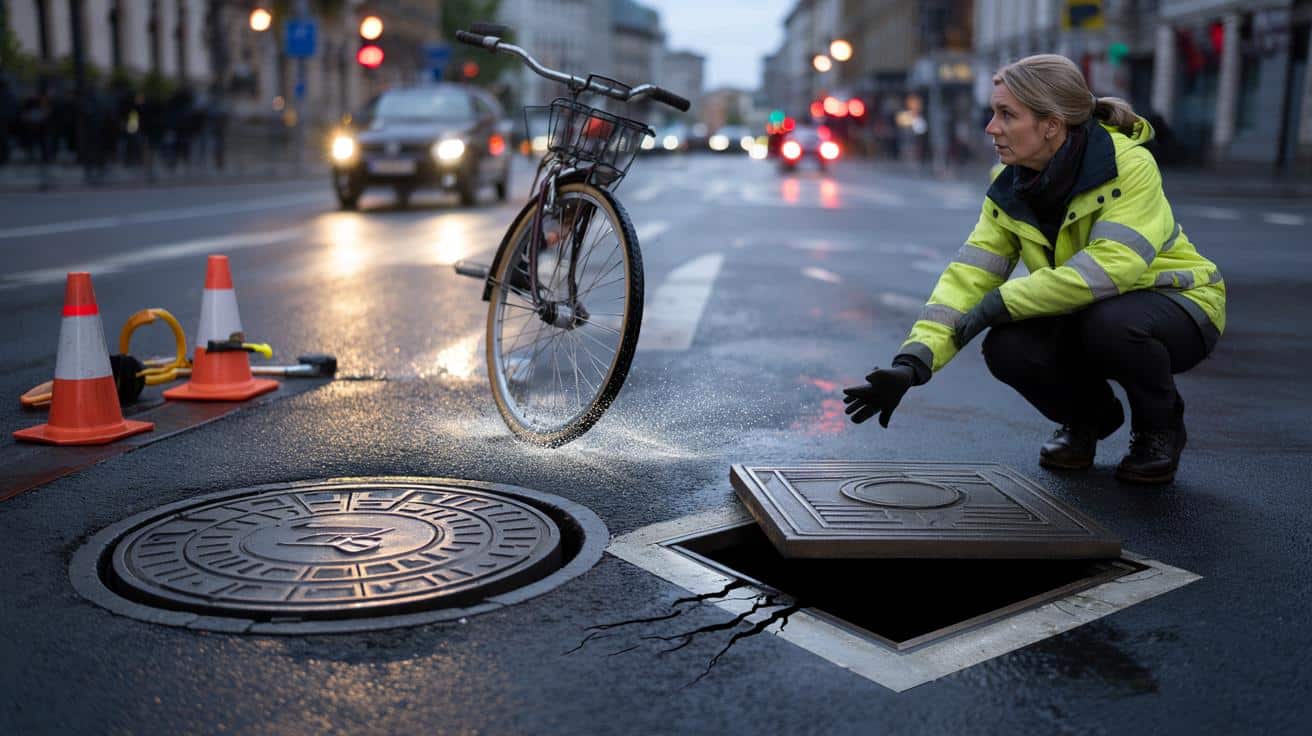 Una profesora lo deja claro: por qué tu ciudad usa tapas redondas y 3 peligros de las cuadradas